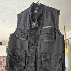 Tommy Hilfiger Black Utility Vest